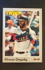 2019 Topps Heritage High Number - Marwin Gonzalez #553 Minnesota Twins 