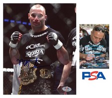 Matt Serra UFC Champion Signed 8x10 Photo EXACT Proof PSA C 69 83 98 109