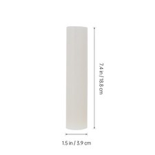 White Silicone Twisted Candle Mold Durable DIY Candle Making Accessory