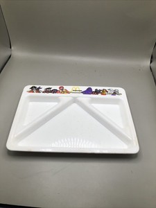 Vintage 1987 McDonalds Happy Meal Plastic Child Character Serving Tray Plate USA