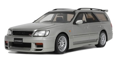 ︎日産 ステージア 1/43 IG2078 OTTOMOBILE,NISSAN Stagea Autech - Version 260RS Sonic 1997 Silver
