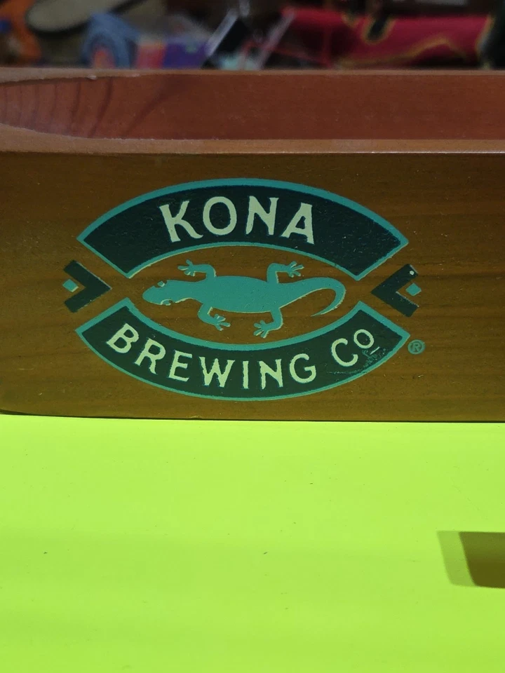  Kona Brewing Company Big Wave Golden Ale Outrigger Serving Boat Tray Big Island - Image 4 of 4