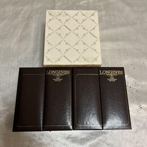 Longines Orologio Scatola Vuota Cassa 2 Pezzi Vintage Conservazione Gioielli Cuscino mzmr A - Foto 2 di 2