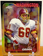 Russ Grimm, 2024 Topps Chrome #197 Refractor, WASHINGTON REDSKINS