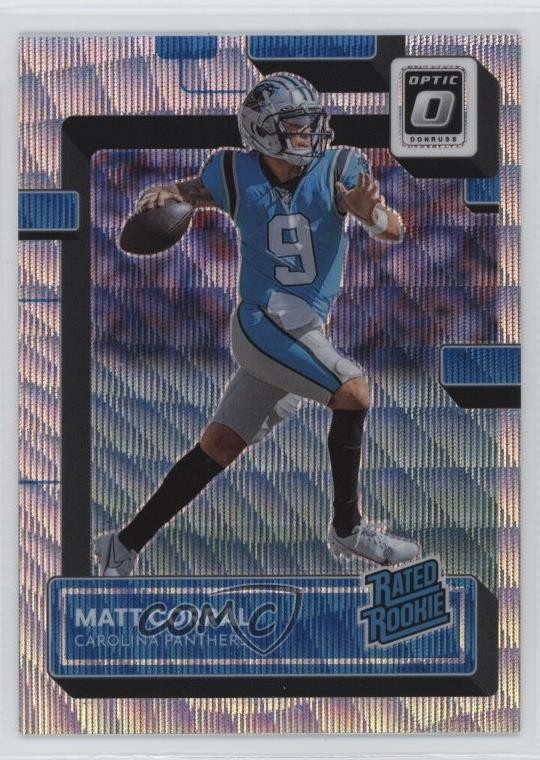 2022 Panini Donruss Optic Rated Rookie Wave Prizm 51/300 Matt Corral #204 3hd