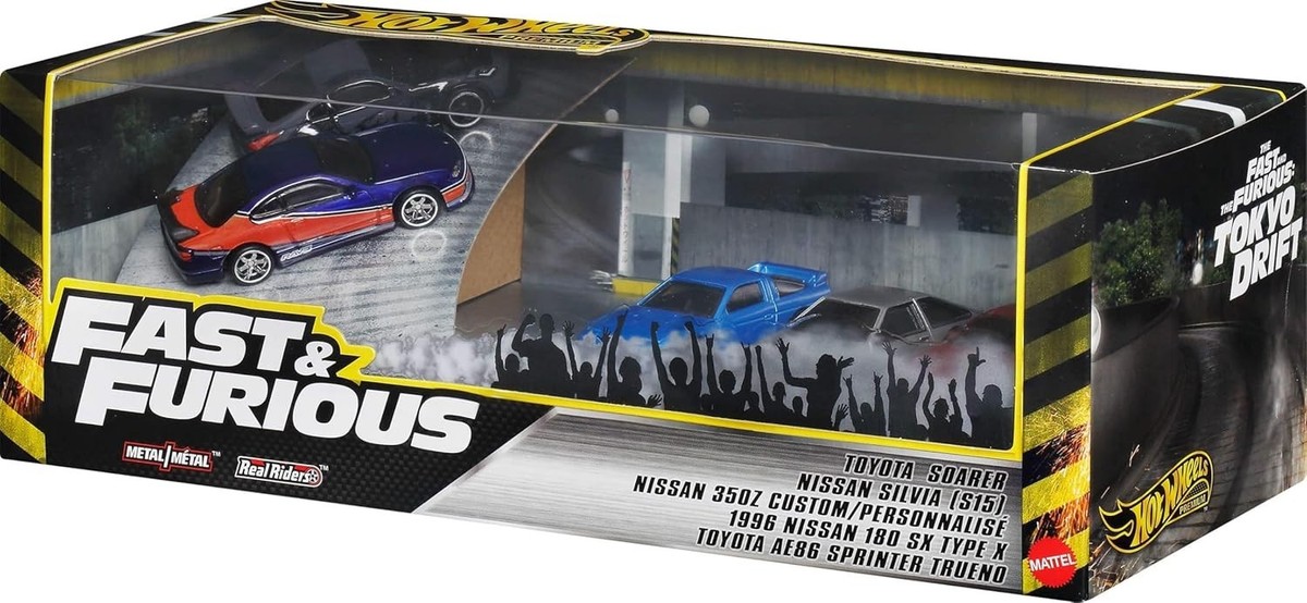 Hot Wheels Fast & Furious Tokyo Drift Bundle 5 Die-Cast Vehicles 1