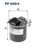 Kraftstofffilter Filtron PP 840 4 FÜR Infiniti Mercedes Treibstofffilter