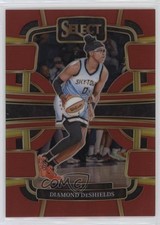 2024 Panini Select WNBA Concourse Red Prizm 1/149 Diamond DeShields #100 1e88