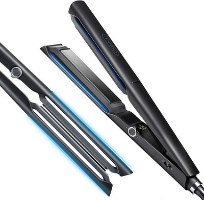 TYMO 2.0 Flat Iron Hair Straightener - Professional Long Ceramic Plate 2 in 1 St
