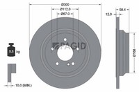 2X Pagid Bremsscheibe Voll Ø300Mm FüR Mercedes-Benz S-Klasse W221 SL R230 C216