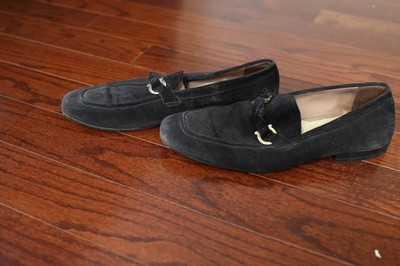 Salvatore Ferragamo Suede Horsebit Loafer Shoes - [Men's Size approx 10.5 US]