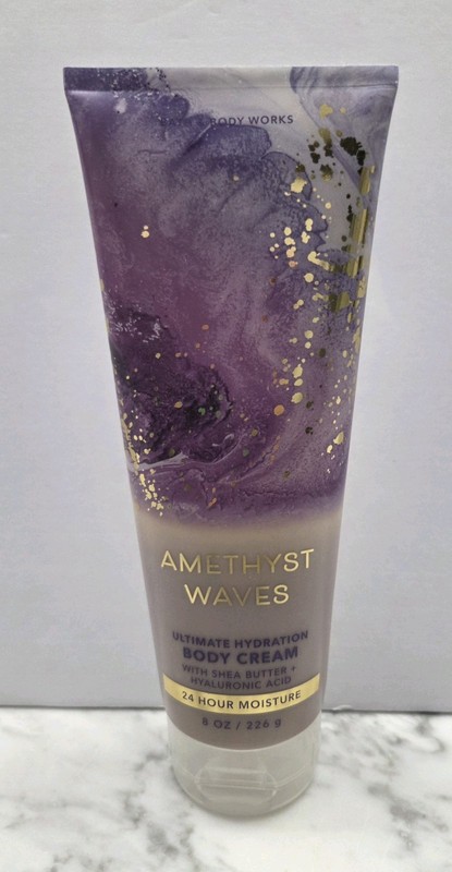 NEW Bath & Body Works Amethyst Waves Ultimate Hydration Body Cream Full Size 8oz