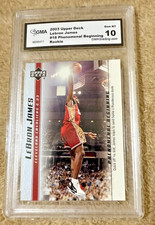 2003 LeBron James Upper Deck Phenomenal Beginning #18 RC GMA GEM MT 10
