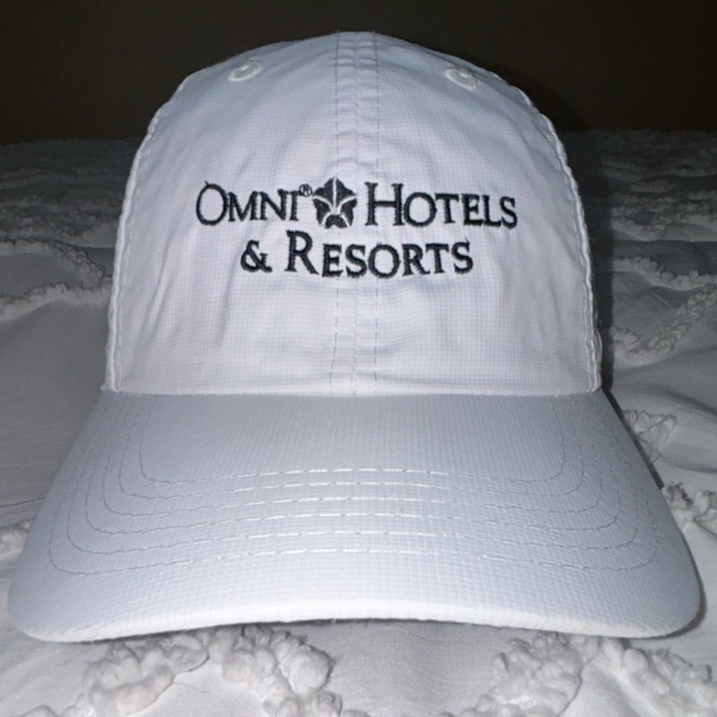 Imperial Omni Hotels & Resorts PGA Tour Official Hotel White Golf Hat Adjustable