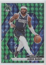 2024-25 Panini Mosaic Green Mosaic Prizm Jaden Hardy #99 1d0h