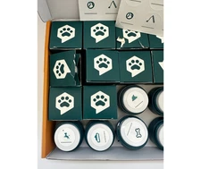 FluentPet Basic Buttons –  16 (Used) + 2 Small Sticker Sheets