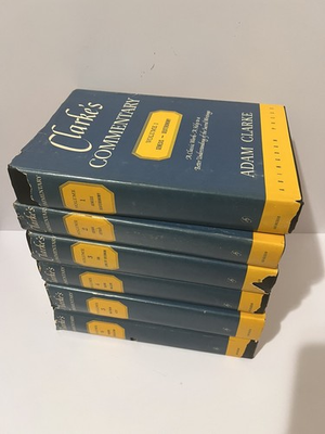 #ad Clarke#x27;s Bible Commentary 6 Volume Complete HC set Religious Education $162.00