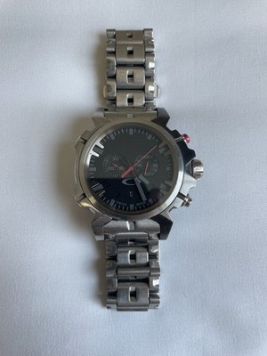 Oakley Double Tap Stainless/Black Dial - Stainless Steel - VERY NICE