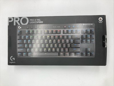 Logitech G PRO X TKL LIGHTSPEED Wireless Gaming Keyboard, Clicky, Black NOB. Mr