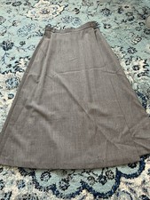 Vintage Liz Claiborne A Line Gray Wool Skirt Size 10 Classic Career