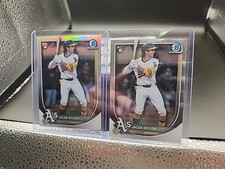 2025 Bowman Chrome - Chrome Rookie Red Variation Jacob Wilson 2 Card Lot