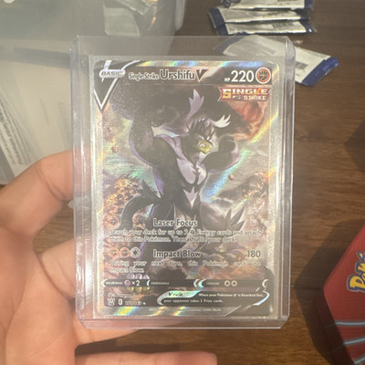 Pokémon TCG Single Strike Urshifu V 151/163 Battle Styles Ultra Rare Full Art H 