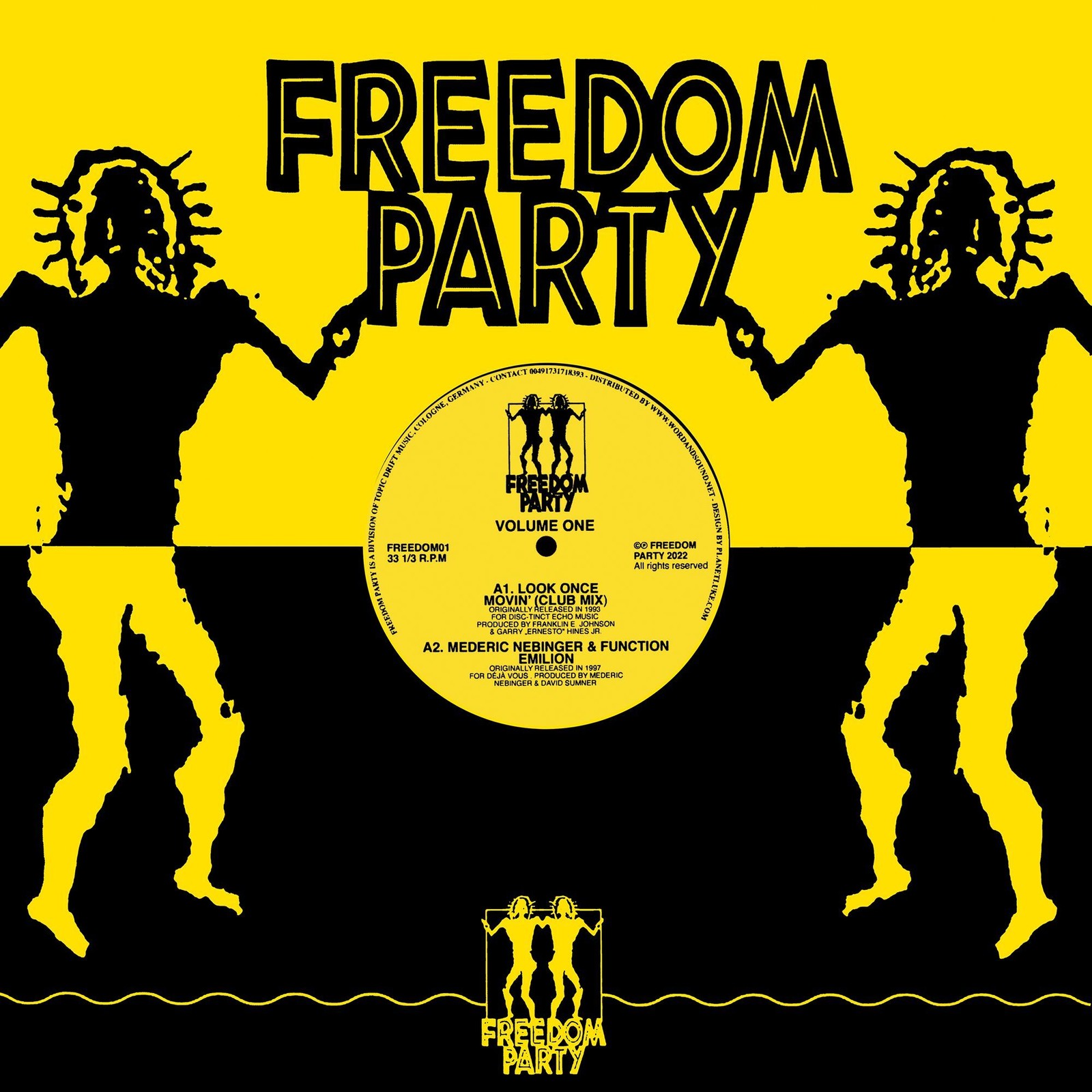Various Artists Freedom Party - Том 1 (винил), 12 EP (ИМПОРТ ИЗ Великобритании)