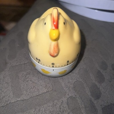 Vintage AVON Henrietta Hen Chicken Kitchen Timer 60 Minute Windup WORKS