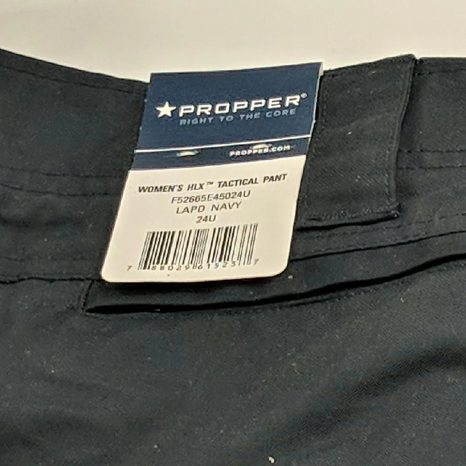 Propper Women's HLX Tactical Pant Blue LAPD Navy Size 24U 2XL NWT Poly Cotton - Image 3 of 4
