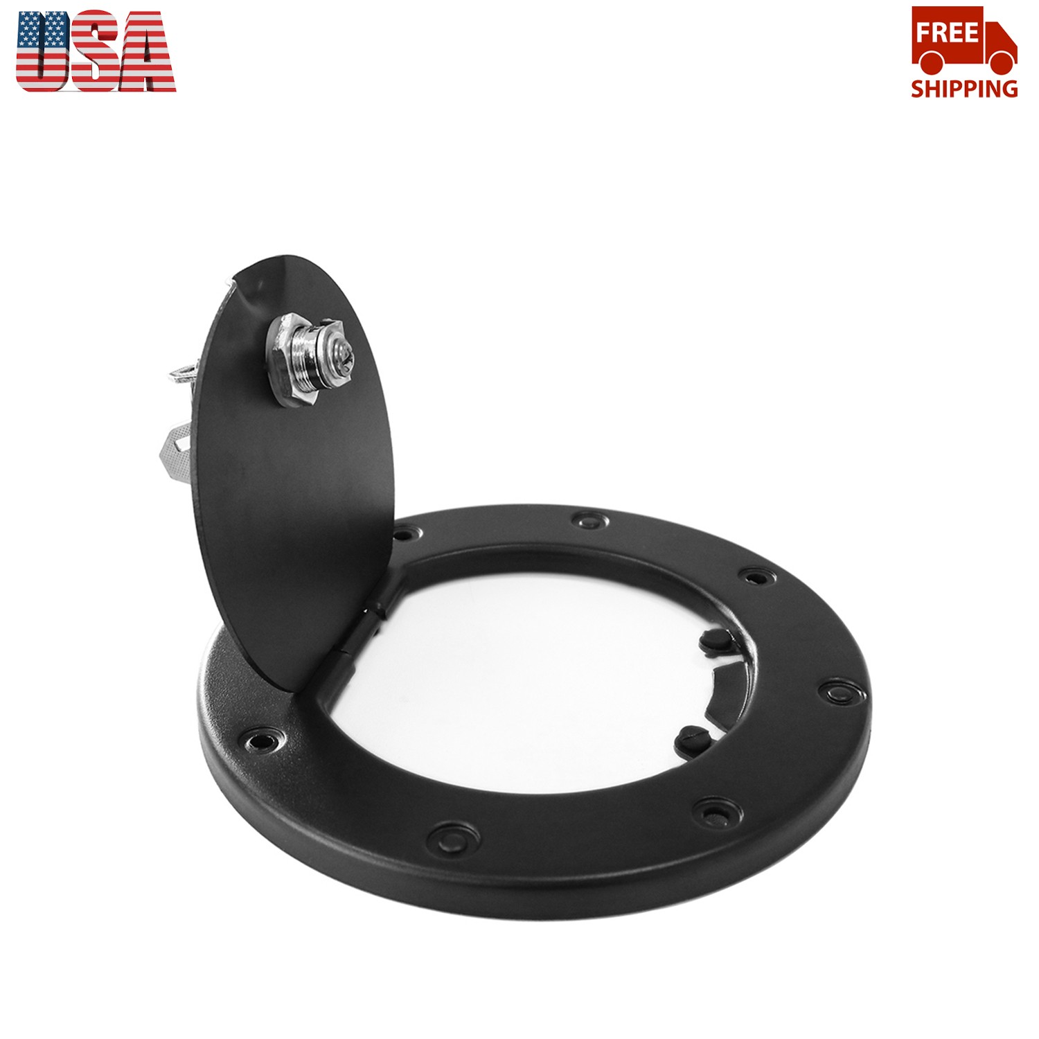 For Jeep Wrangler TJ 97-06 Black Accessories Door Fuel Filler Cover Gas Tank Cap