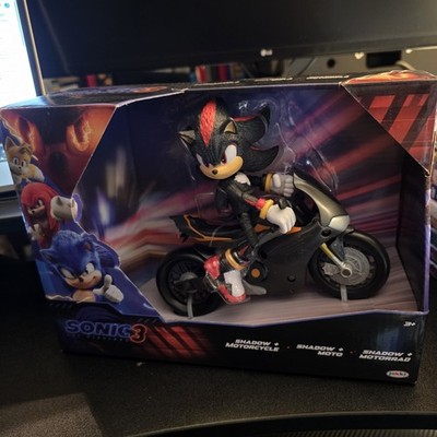 Sonic The Hedgehog 3 Movie Shadow 5'' and Motorcycle MOTORRAD 