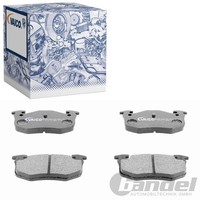 Vaico BremsbelÄGe Hinten Passend FüR CitroËN Saxo Xsara ZX Peugeot 106 205 206 3