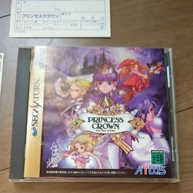 Princess Crown Sega Saturn SS Atlus Vanillaware Genuine OEM Japan Import