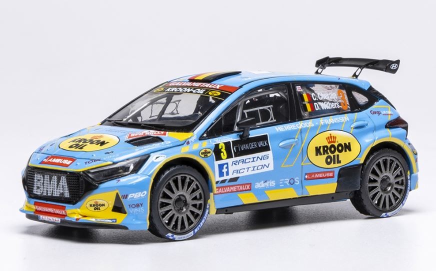 IXOMODELS HYUNDAI i20 N Rally2 3 SPA Rallye 2024 C.CHERAIN D.WITHERS échelle 1/43