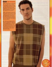 Dan Miller article clipping pinup Popstar magazine O-Town interview Ashley Erik