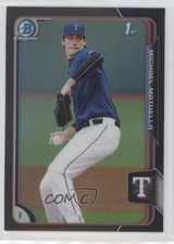 2015 Bowman Draft Chrome Asia Exclusive Black Refractor Michael Matuella #70 1s8