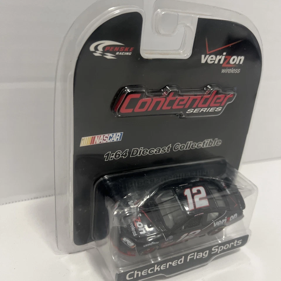 CFS #12 Justin Allgaier Black/Red Verizon Wireless Penske Dodge Charger 1/64 - Image 2 of 4