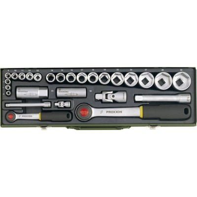Proxxon Industrial Steckschlüsselsatz metrisch 1/4 (6.3 mm), 1/2 (12.5 mm)