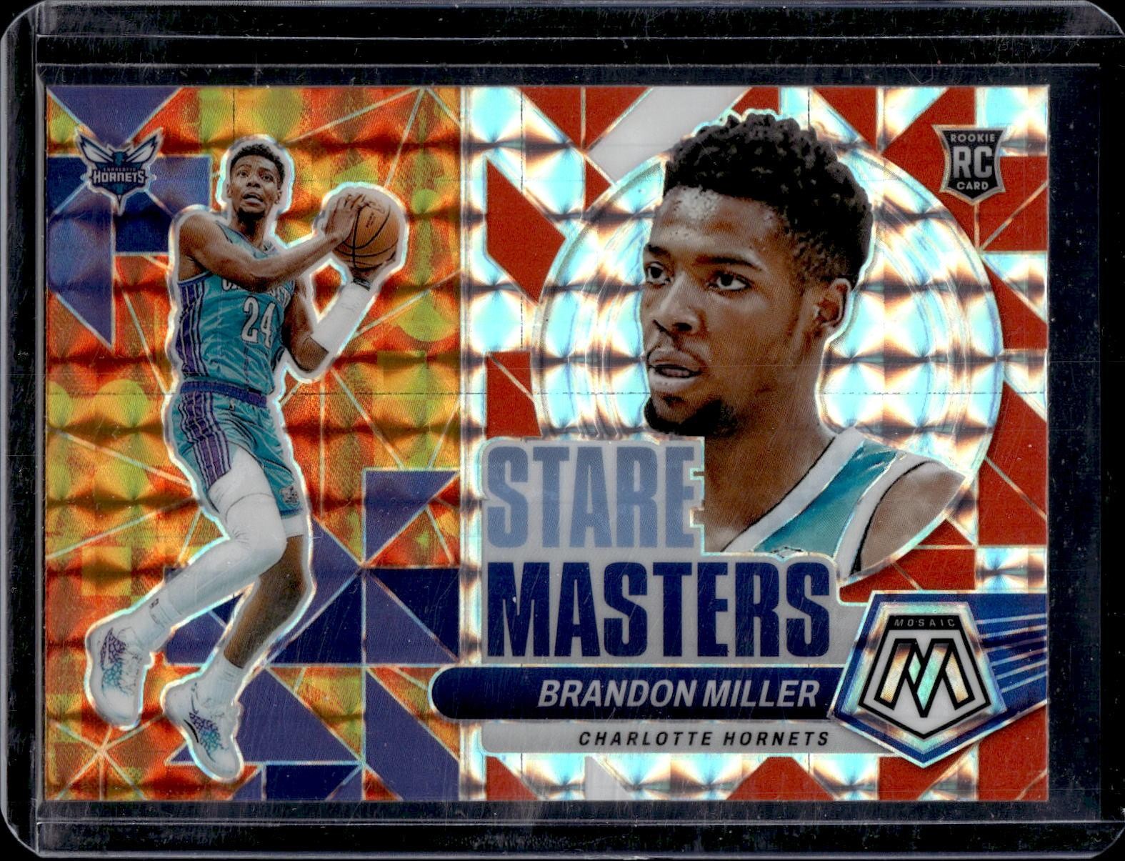 2023-24 Panini Mosaic #7 Brandon Miller Stare Masters Mosaic