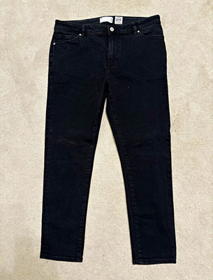 Levi's Men's Black Slim Skinny Water Less Denim Jeans Low Rise Button Fly