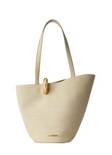 JACQUEMUS Le Bambola Moyen Beige Tote Bag New