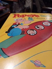 Whitman - 1970 Popeye and Swee' Pea Coloring Book VINTAGE 