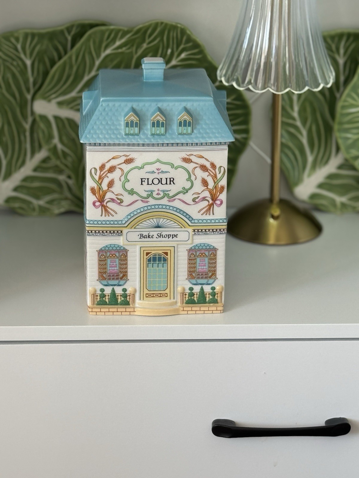 Lenox Village Canister Bake Shoppe Flour Canister 1990 Vintage