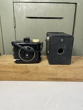 Vintage Camera Lot Of 2 Ansco Box Kodak Baby Brownie Special
