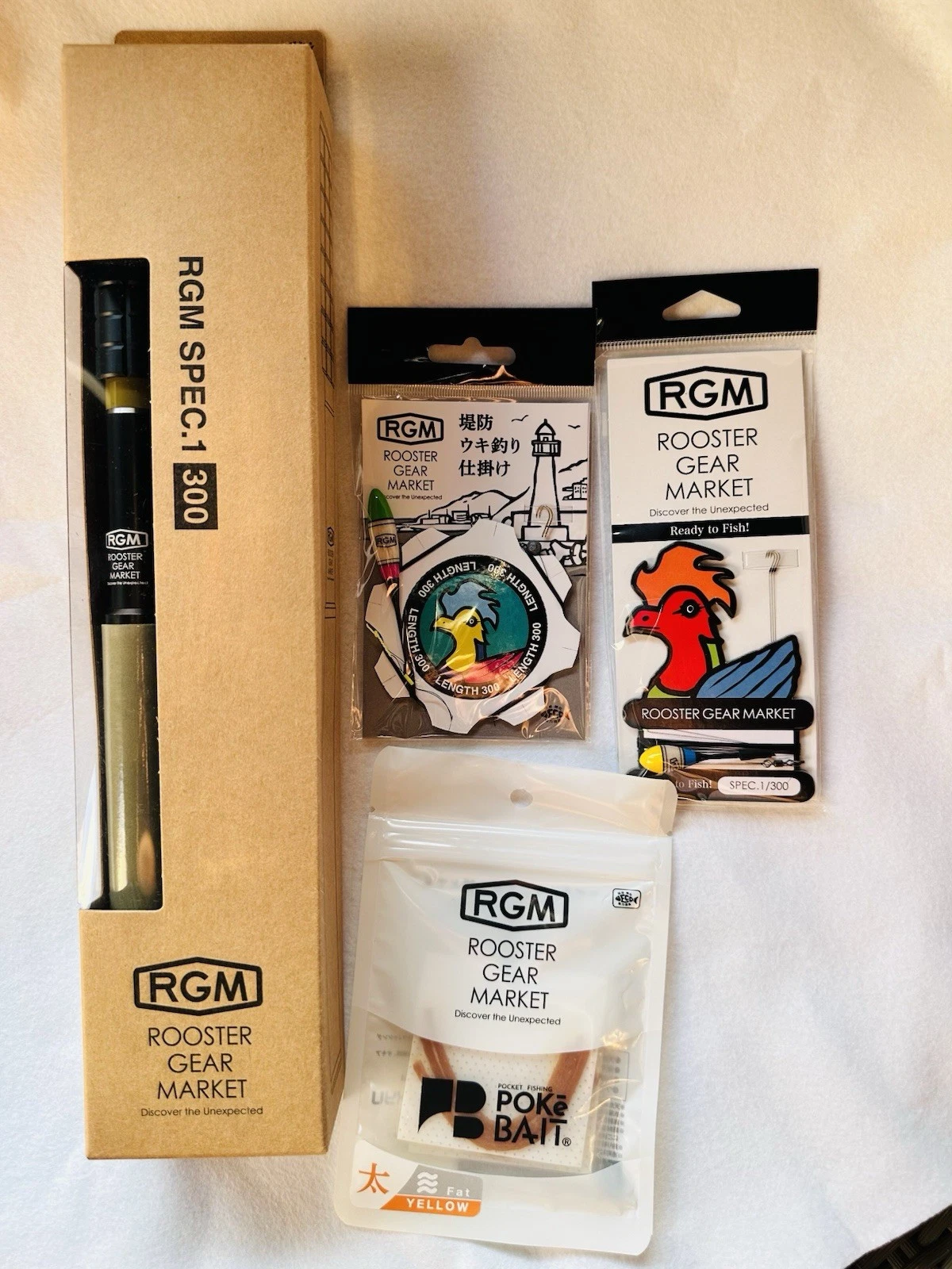 [BNIB] JACKALL RGM SPEC.1/300 Telescopic Rod Ready to Fish Rig Bait Full Set