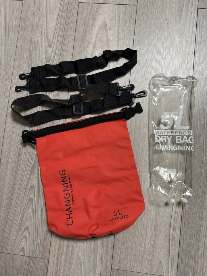 Wasserdichter Seesack Changning Dry Bag 5 Liter 5L Rot