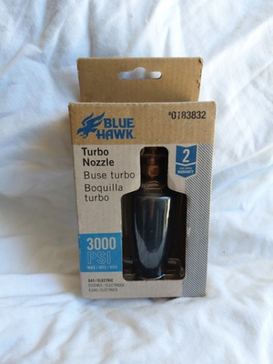 #ad Turbo Nozzle 3000 PSI Blue Hawk $25.00