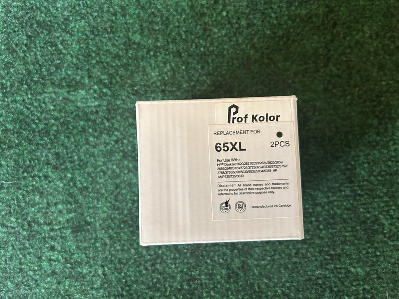 65XL Ink Cartridges For HP Desk Jet 2620,21,23,24,25,52,55,40,+ Deskjet  Printer