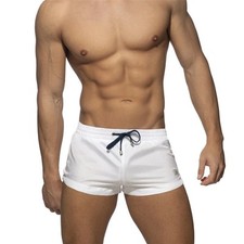 Men's Swim Trunks Summer Swimwear Swimming Beach Shorts Boxer Short Swim Pants U