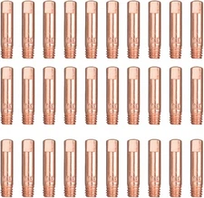 30-Pack .035” (0.9mm) Copper MIG Welding Contact Tips – Torch Replacement